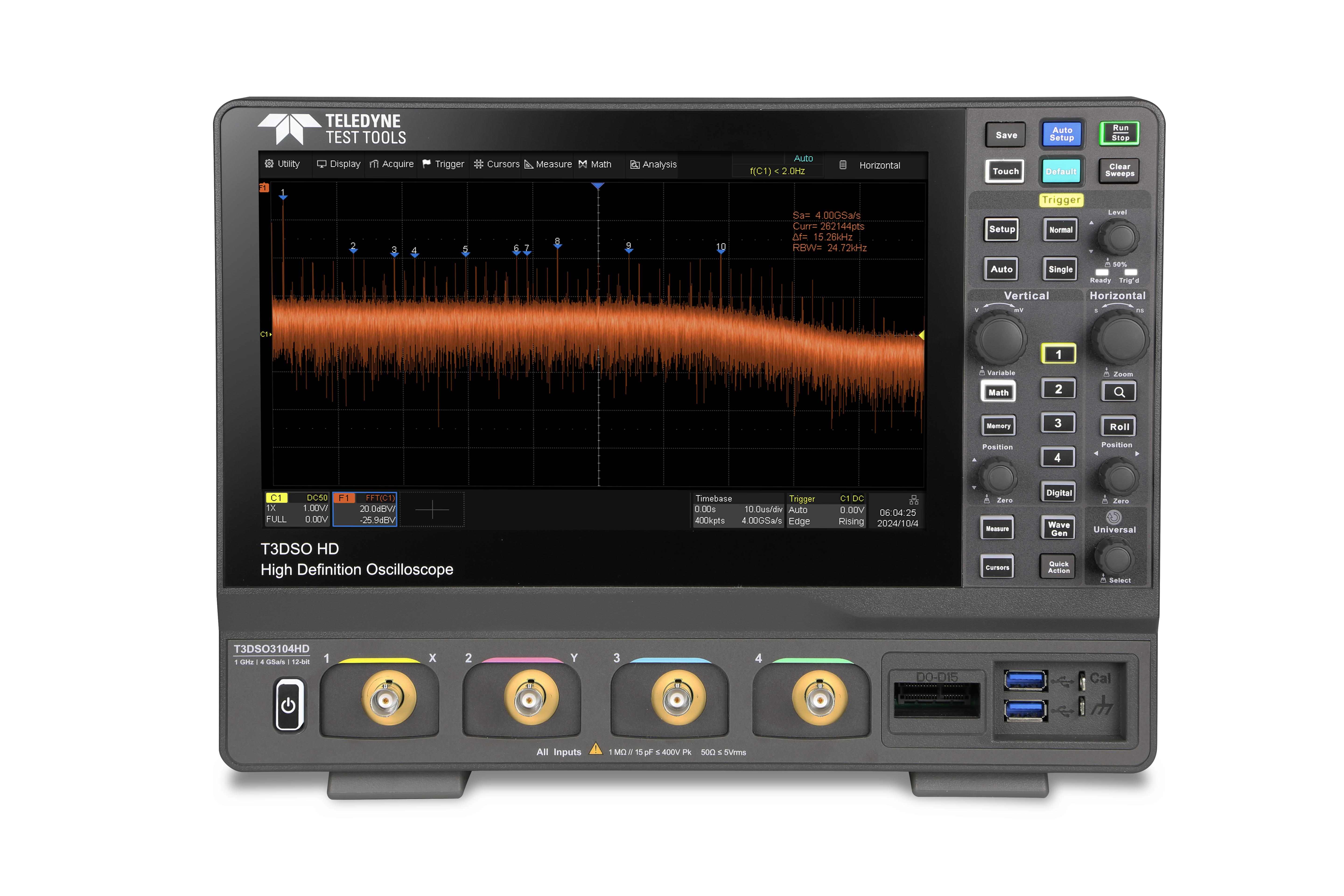 Teledyne Test Tools T3DSO3034HD - 350 MHz, 4 Kanal, 12-Bit