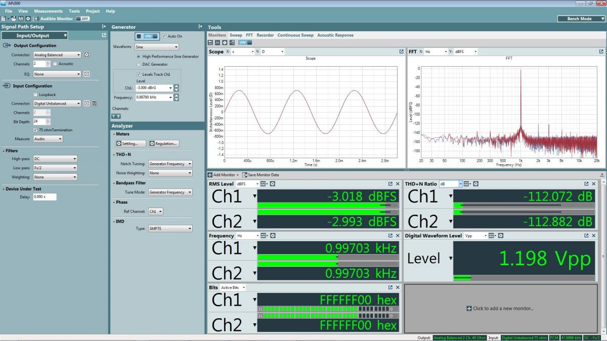 Audio Precision Audio Analyzer APx555 B-Serie | APx555 B-Serie